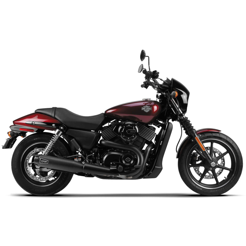 Load image into Gallery viewer, Two Brothers Comp-S Slip-Ons - Black - Carbon Fiber Tip - Short for 14-16 STREET