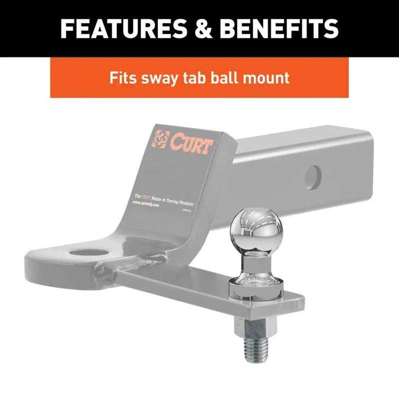 Load image into Gallery viewer, Replacement 1-1/4" Sway Control Ball, 5/8" Diameter x 1-3/4" Long Shank
