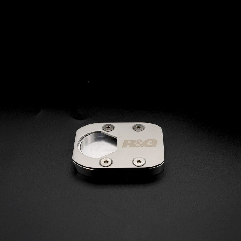 Load image into Gallery viewer, R&G Racing Silver Kickstand Shoe For 2022-2024 Yamaha YZF R7 PKS0162SI