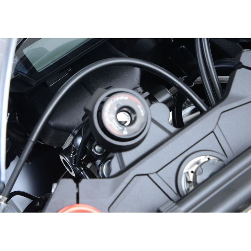 Load image into Gallery viewer, R&G Racing Black Lockstop Savers For 2016-2019 Kawasaki Ninja ZX10R ZX1000