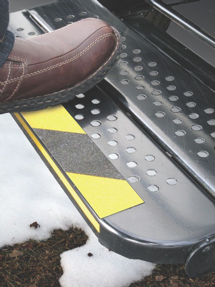 Load image into Gallery viewer, Grip Tape, Black & Yellow, 2 Inches x 15 Feet - 25405