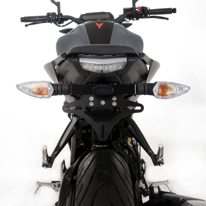 Load image into Gallery viewer, R&G Racing Black Tail Tidy License Plate Holder For 2020-2024 Yamaha MT-125