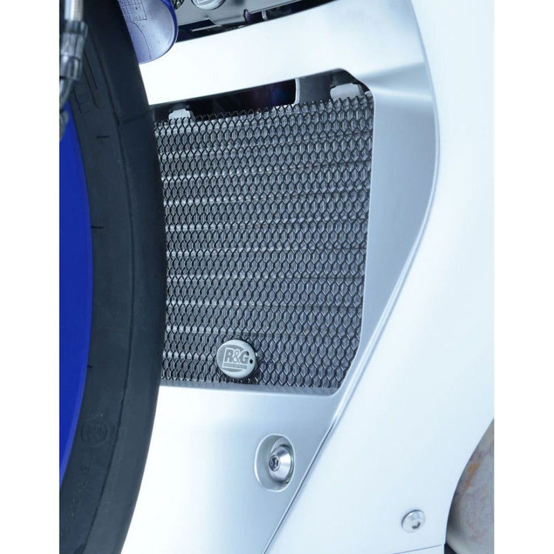 Load image into Gallery viewer, R&G Racing Titanium Oil Cooler Guard For 2015-2024 Yamaha YZF R1
