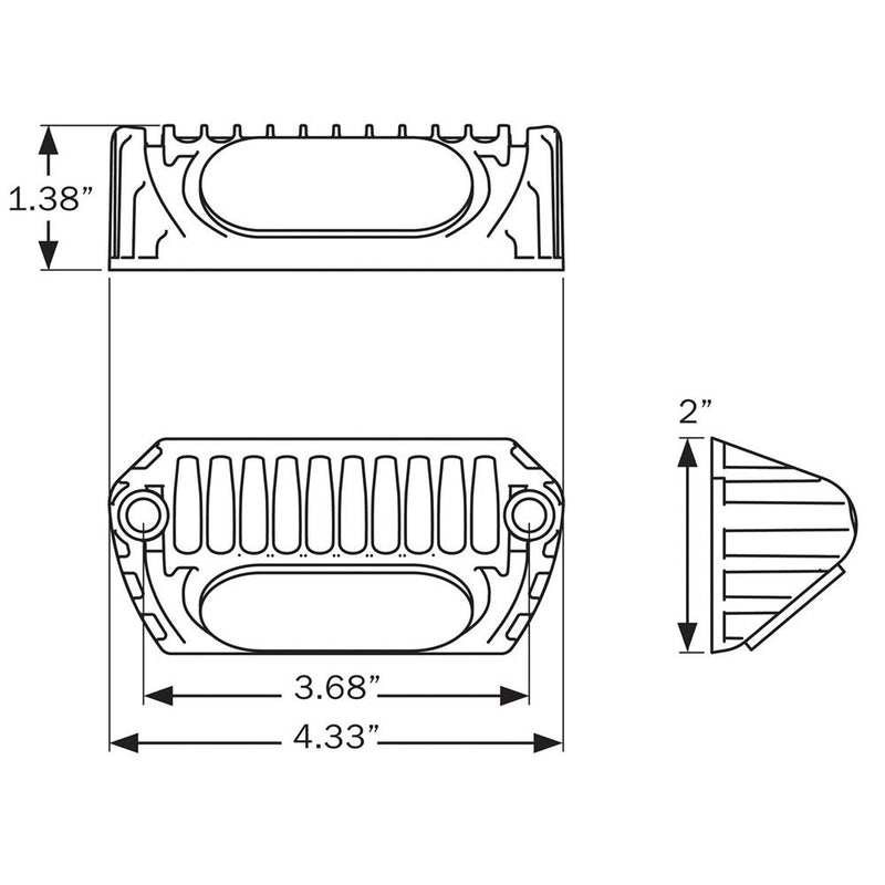 Load image into Gallery viewer, LED Low Profile Exterior Flood Light, Angled Beam, Hard Wired, 12-24V