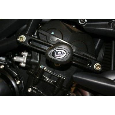 Load image into Gallery viewer, R&G Racing Black Aero Style Crash Protectors For 2007-2012 Triumph Street Triple 675