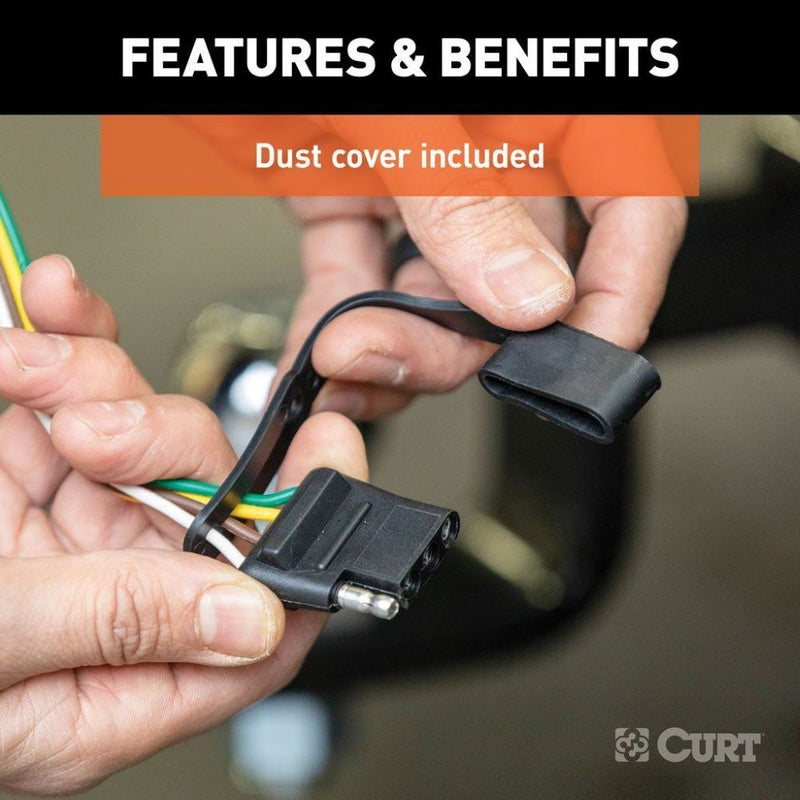 Load image into Gallery viewer, Curt T-Connector Custom Wiring Harness, 4-Way Flat Output, Select Toyota Pickup, Tacoma