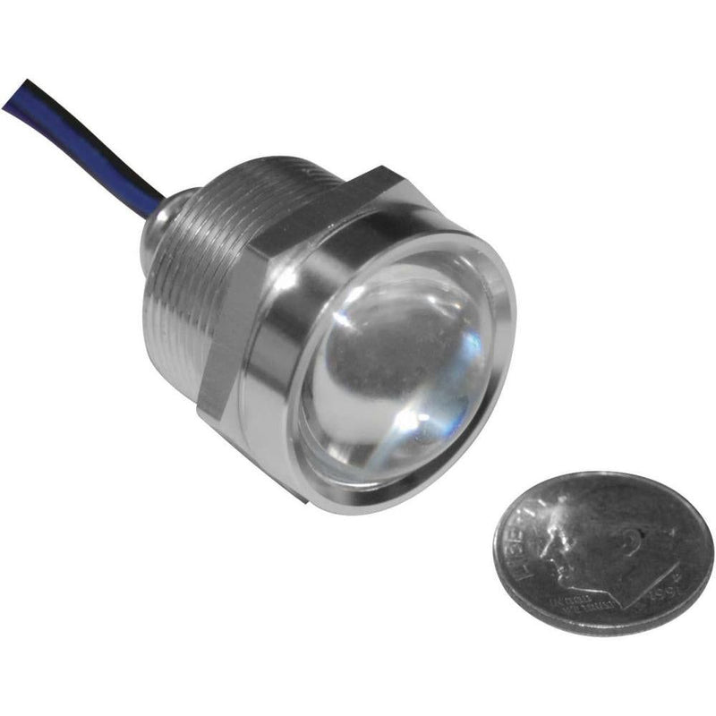 Load image into Gallery viewer, Letric Lighting Royal Flush Mount G2 LED 3-Wire, 1", Polished/White/Amber