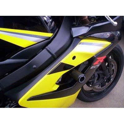 Load image into Gallery viewer, R&G Racing Black Classic Style Crash Protectors For 2005-2006 Suzuki GSXR1000