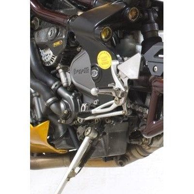 Load image into Gallery viewer, R&G Racing Black Spindle Plugs For 2005-2009 Benelli Caf Racer 1130 FI0048BK