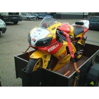 Load image into Gallery viewer, R&G Racing Premium Ratchet Straps For 2013-2018 Aprilia Caponord 1200