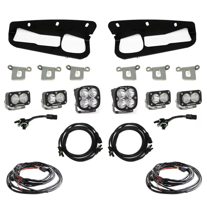 Load image into Gallery viewer, Baja Designs Fog Pocket Light Kit Dual S2 Series Multi Pattern Clear Lens Toggle Wiring 447763