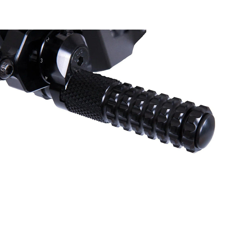 Load image into Gallery viewer, Vortex Racing Adjustable Rear Set Black - RS184K