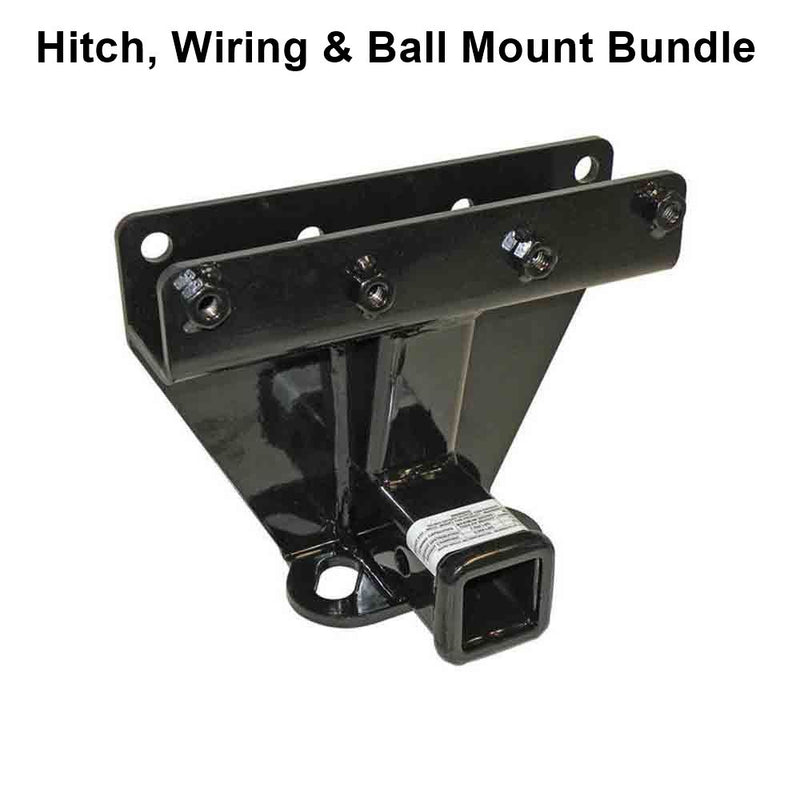 Load image into Gallery viewer, Rigid Hitch (R3-0122) Class III 2 Inch Receiver Trailer Hitch Bundle - Includes Ball Mount and Custom Wiring Harness fits 2007-2010 Jeep Grand Cherokee (Except SRT-8)