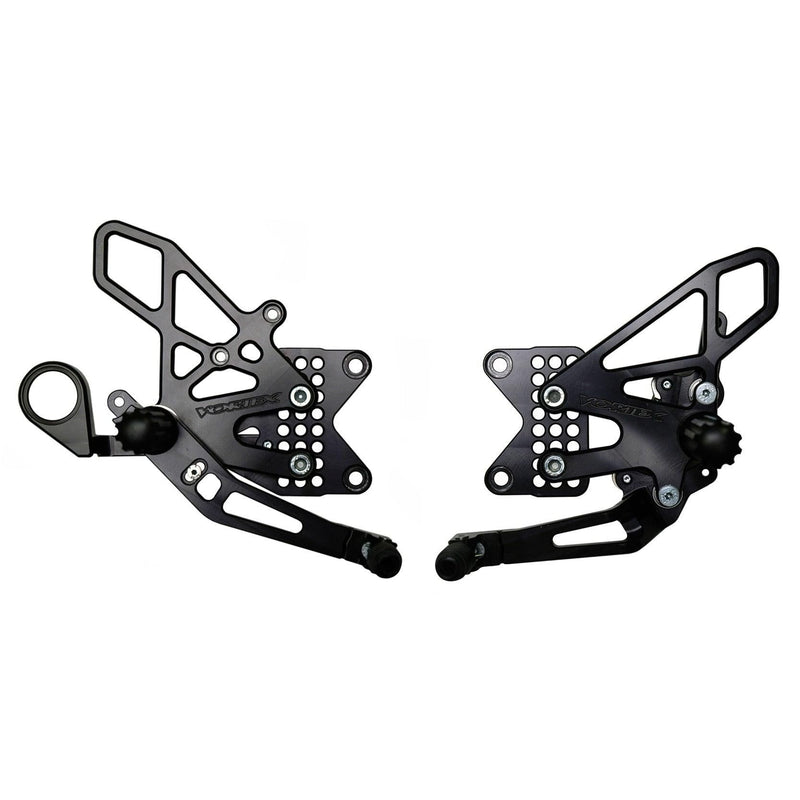 Load image into Gallery viewer, Vortex Racing Adjustable Rear Set Black - RS188K