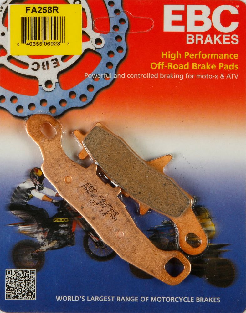 Load image into Gallery viewer, EBC 1 Pair HH Sintered Superbike Brake Pads MPN FA258R