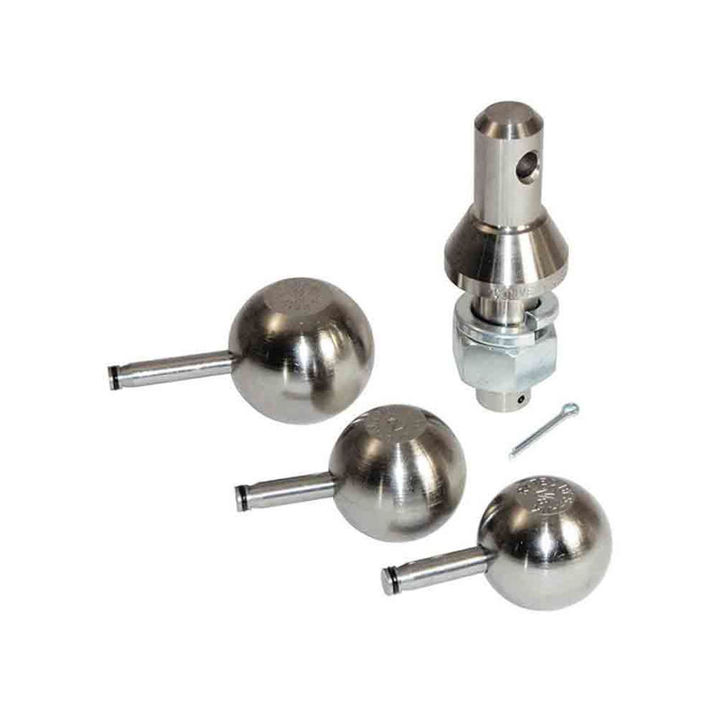 Load image into Gallery viewer, Convert-A-Ball 3-Ball Set - 1-7/8", 2", 2-5/16" with 1" Nickel Plated Shank