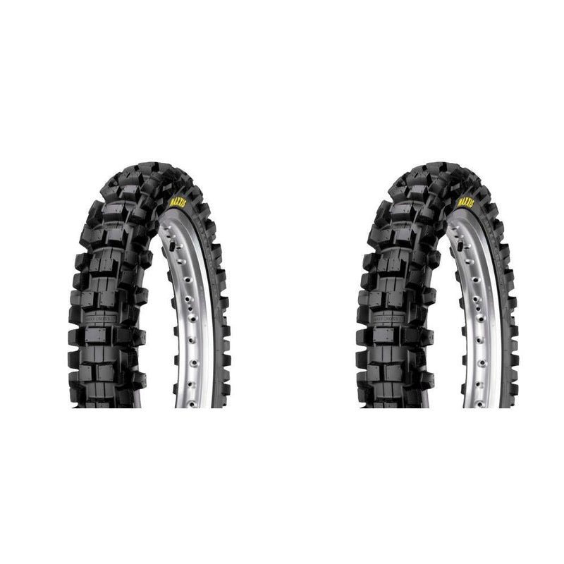Load image into Gallery viewer, Pair of Maxxis Maxxcross IT M7305 Bias Dirt Bike Tires Rear 90/100-16 (2)