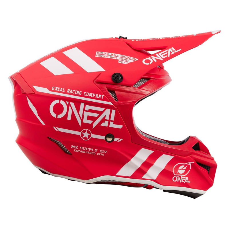 Load image into Gallery viewer, O'Neal 5 SRS Warhawk Red Helmet