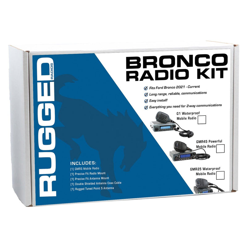 Load image into Gallery viewer, Rugged Radios Ford Bronco Two-Way GMRS Mobile Radio Kit