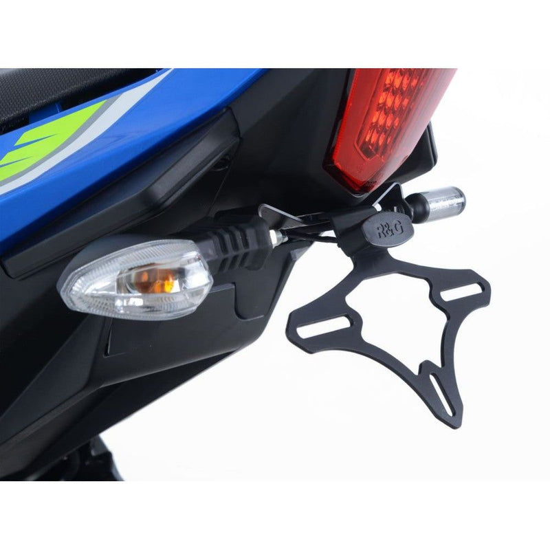 Load image into Gallery viewer, R&G Racing Black Tail Tidy License Plate Holder For 2018-2020 Suzuki GSX250R