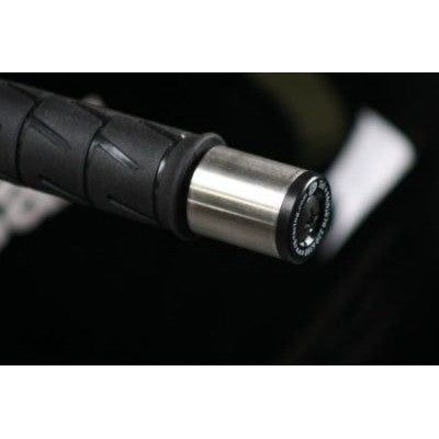 Load image into Gallery viewer, R&G Racing Black Bar End Sliders For 2008-2017 Kawasaki Ninja 250