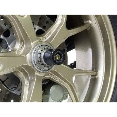 Load image into Gallery viewer, R&G Racing Black Spindle Sliders For 2009-2011 Ducati Monster 1100