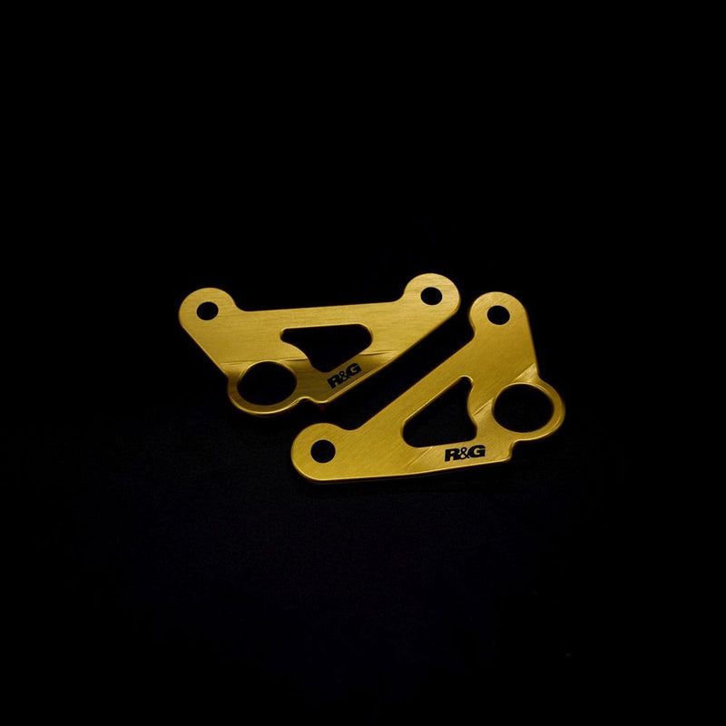 Load image into Gallery viewer, R&G Racing Gold Tie-Down Hook Pair For 2017-2020 Honda CBR250RR TH0011GO