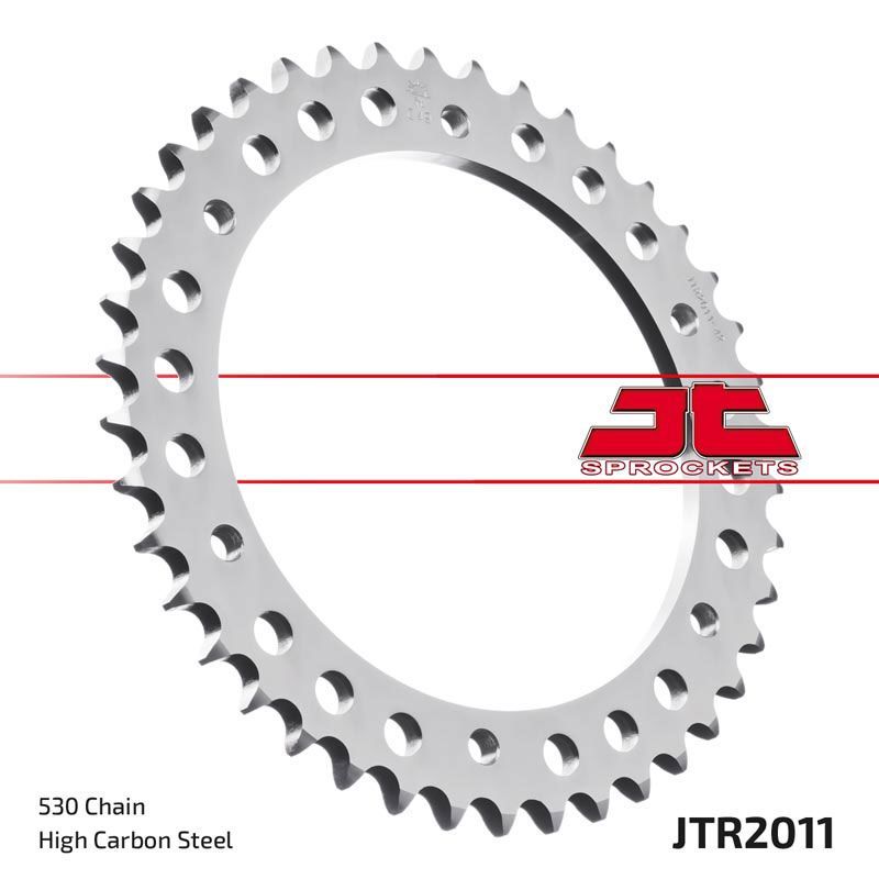 Load image into Gallery viewer, JT Sprockets Rear Steel Sprocket 43 Tooth 43T 530 Chain For Triumph Speed Triple 955 1999-2001 JTR2011.43