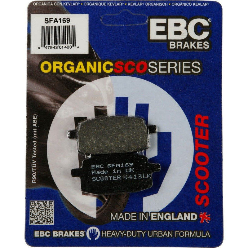 Load image into Gallery viewer, EBC 1 Pair Premium SFA Organic OE Replacement Brake Pads MPN SFA169
