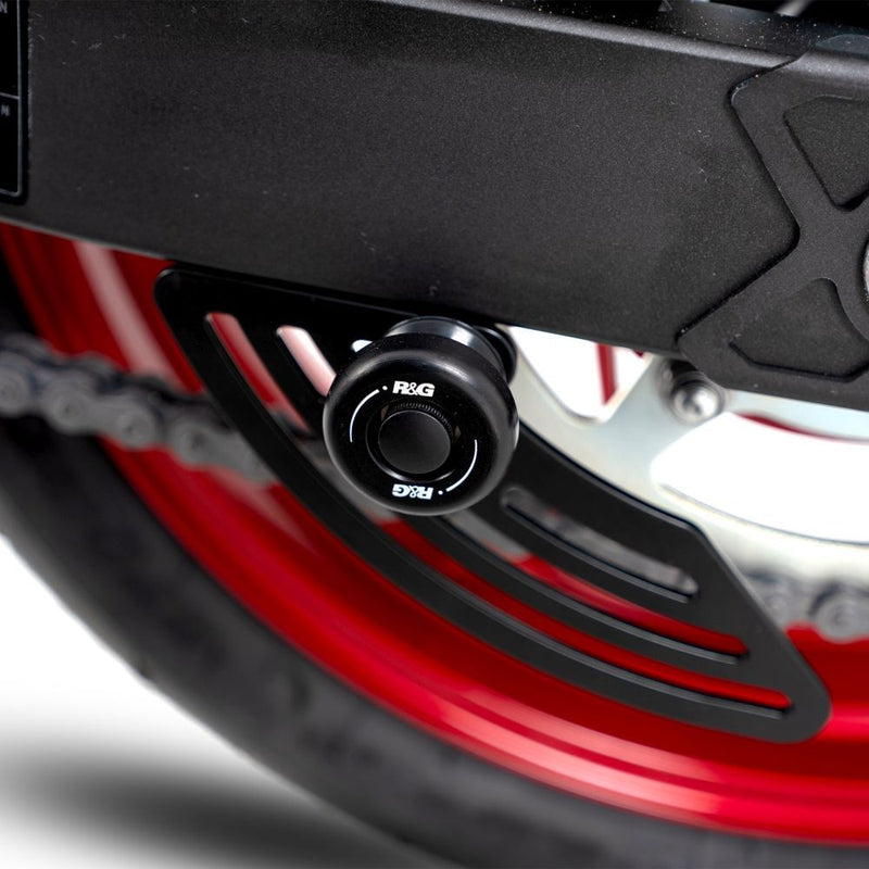 Load image into Gallery viewer, R&G Racing Black Cotton Reels For 2018-2020 Kawasaki Ninja 250