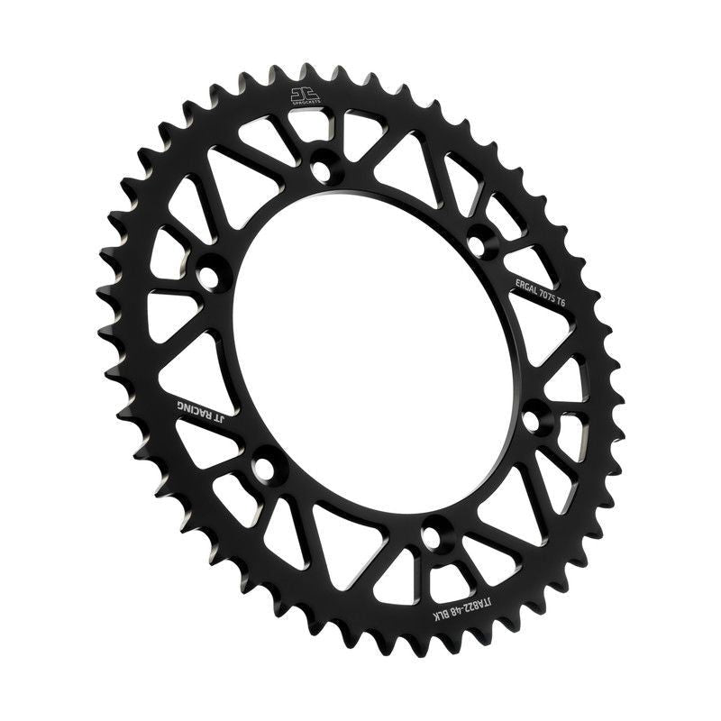 Load image into Gallery viewer, JT Sprockets Rear Racelite Aluminum Race Sprocket Black 45 Tooth 45T 520 Chain