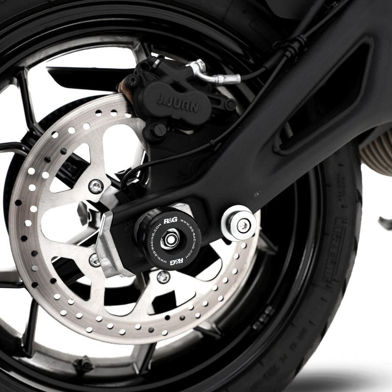 Load image into Gallery viewer, R&G Racing Black Swingarm Protectors SP0090BK