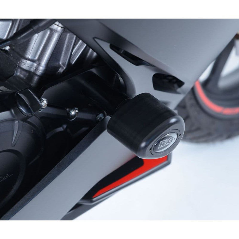 Load image into Gallery viewer, R&G Racing Black Aero Style Crash Protection Bobbins For 2017-2020 Honda CBR250RR