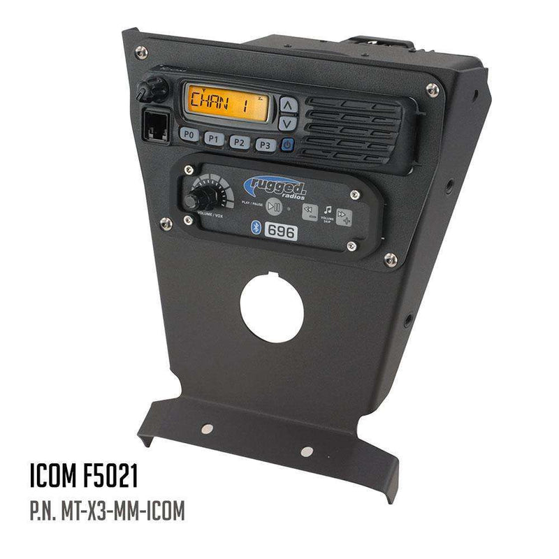 Load image into Gallery viewer, Rugged Radios Can-Am X3 Multi Mount Kit for Rugged UTV Intercoms and Radios