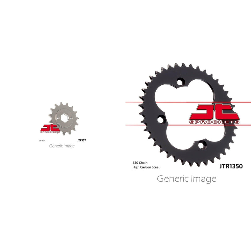 Load image into Gallery viewer, Front & Rear Steel Sprocket Kit for ATV/UTV HONDA TRX250R 1986-1987