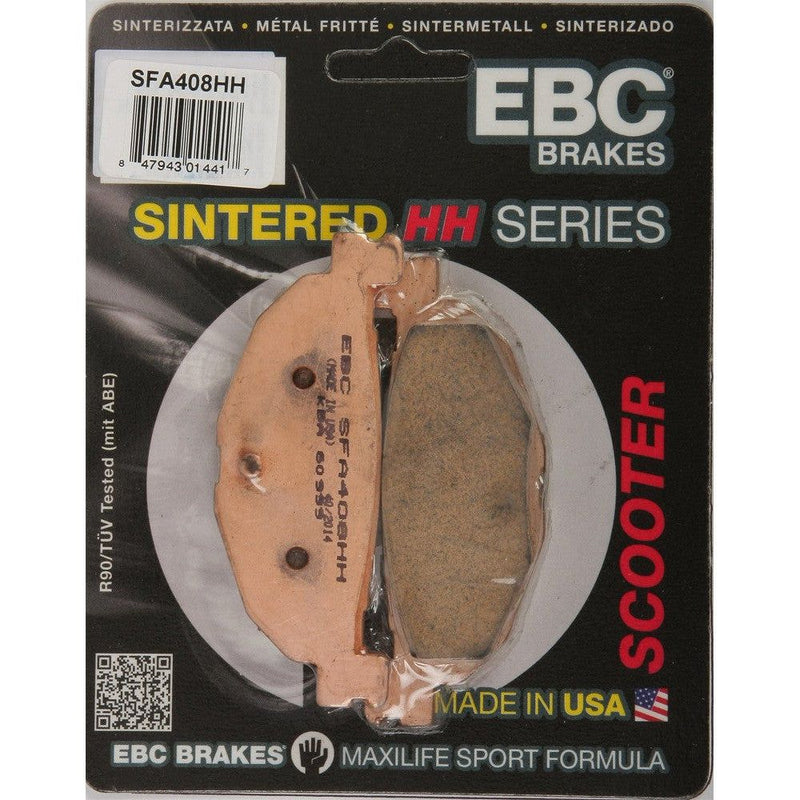Load image into Gallery viewer, EBC 1 Pair SFA HH Series Scooter Sintered Brake Pads MPN SFA408HH