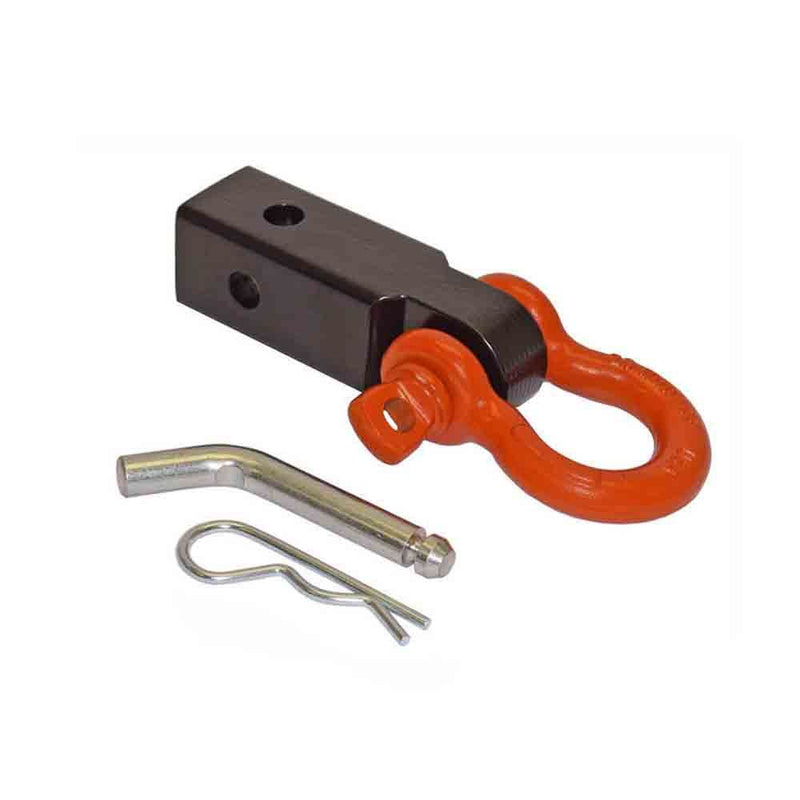 Load image into Gallery viewer, Rigid Hitch (TSM-22-D) 2 Inch Receiver Hitch Mounted Shackle - 13,000 lbs. Working Load Limit - Made in USA