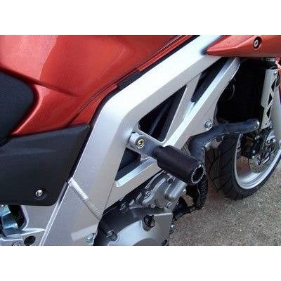 Load image into Gallery viewer, R&G Racing Black Classic Style Crash Protectors For 2003-2005 Suzuki SV1000 Bikini
