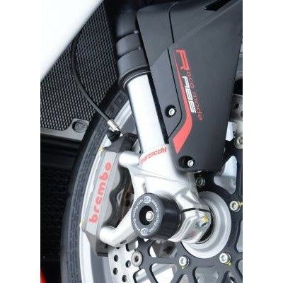 Load image into Gallery viewer, R&G Racing Black Fork Protectors For 2010-2018 MV Agusta F4 FP0107BK