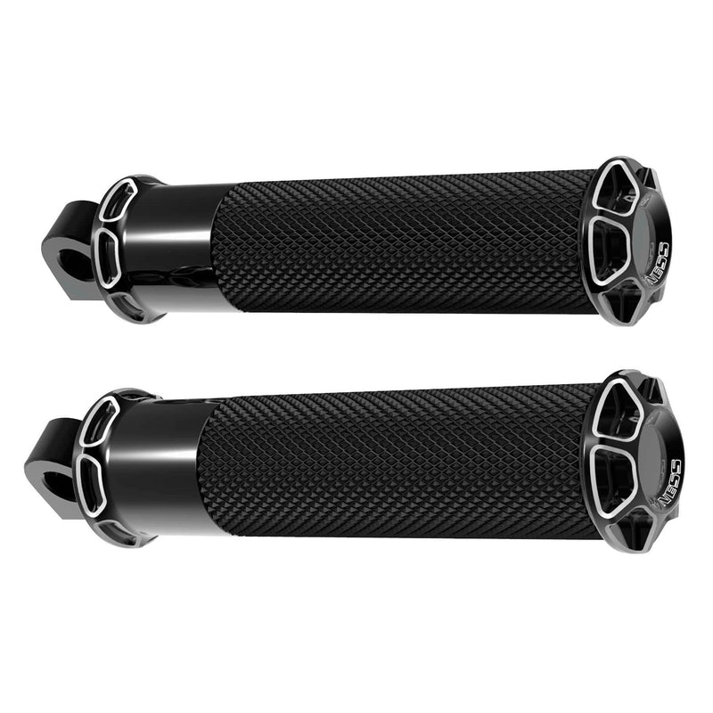 Load image into Gallery viewer, ARLEN NESS 07-929 BEVELED FUSION FOOTPEGS BLK