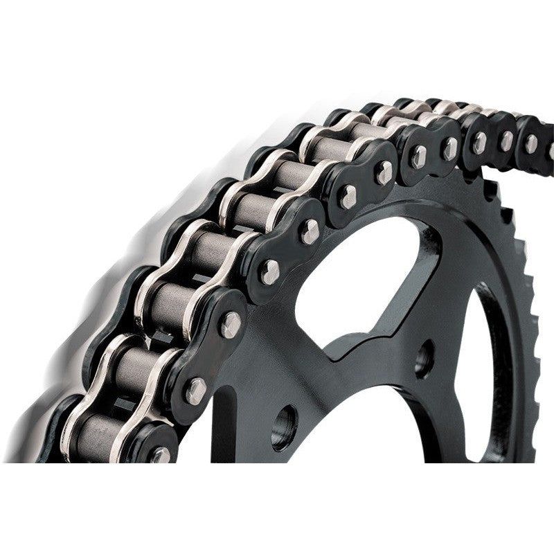 Load image into Gallery viewer, BIKEMASTER 525 BMZR Sealed Chain 120 Black/Chrome