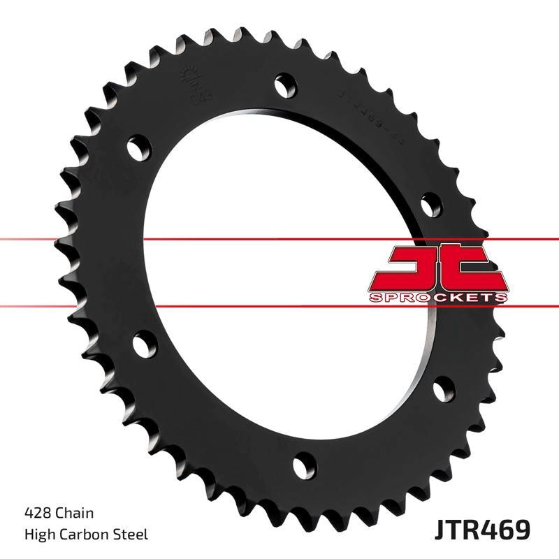 Load image into Gallery viewer, JT Sprockets Rear Steel Sprocket 44 Tooth 44T 428 Chain JTR469.44