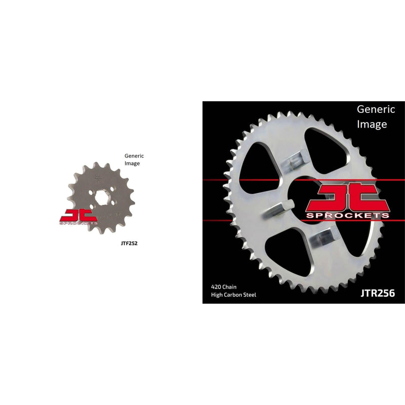 Load image into Gallery viewer, JT SPROCKETS Front and Rear Steel Sprocket Kit for OffRoad HONDA XL75 1977-1979