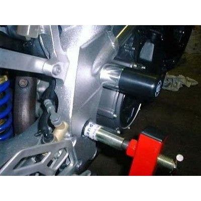 Load image into Gallery viewer, R&G Racing Black Classic Style Crash Protectors For 2000-2004 Aprilia SL1000 Falco