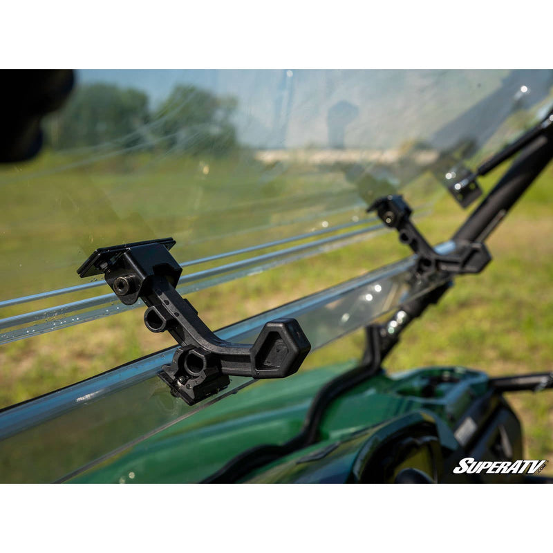 Load image into Gallery viewer, SuperATV Yamaha Viking Scratch Resistant Flip Windshield FWS-Y-VIK-001-70