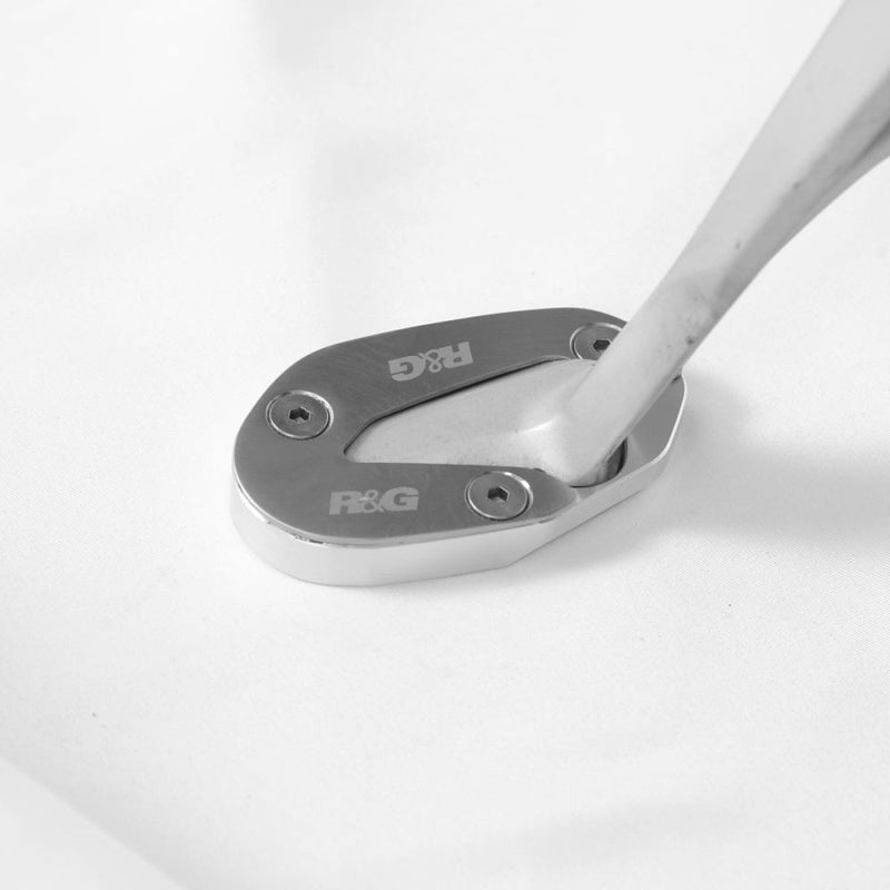 Load image into Gallery viewer, R&G Racing Silver Kickstand Shoe For 2012-2015 Ducati 1199 Panigale