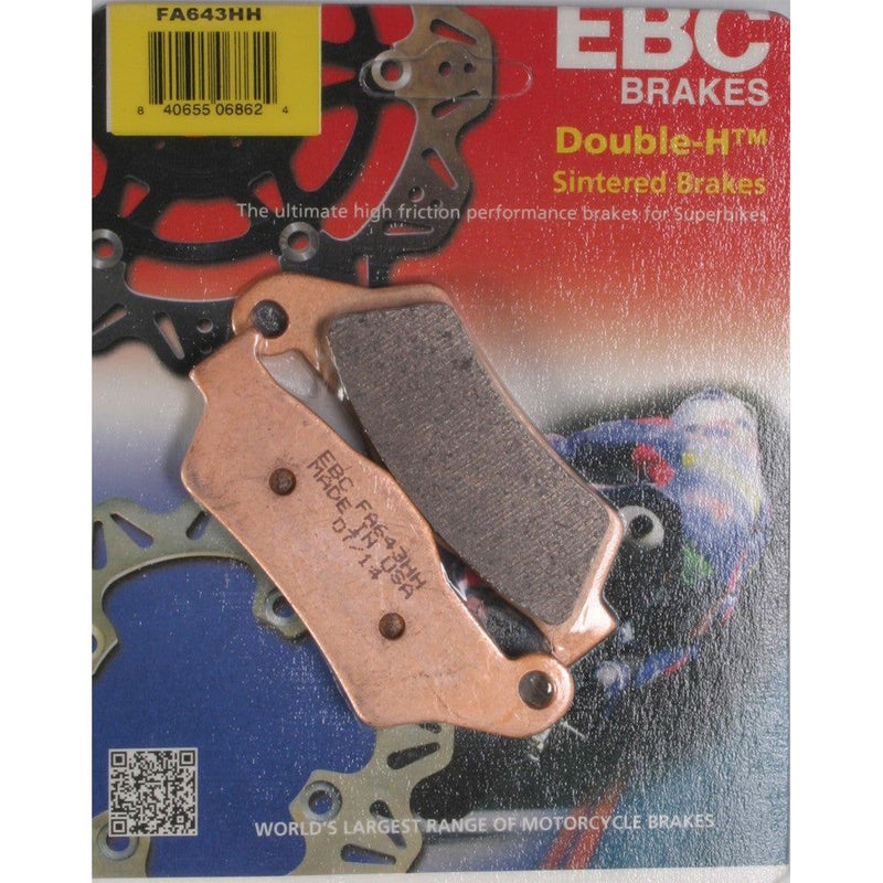 Load image into Gallery viewer, EBC 1 Pair Sintered HH Race Formula Brake Pads MPN FA643HH