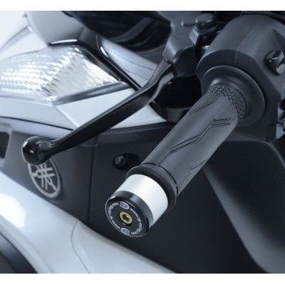 Load image into Gallery viewer, R&G Racing Black Bar End Sliders For 2016-2018 Kawasaki Z125