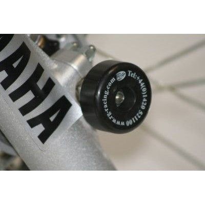 Load image into Gallery viewer, R&G Racing Black Fork Protectors For 1974-1981 Yamaha DT125 R