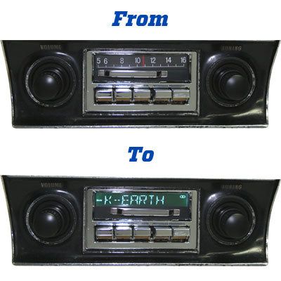 Load image into Gallery viewer, Custom Autosound 1968-76 Corvette Slidebar Car Stereo with Bluetooth